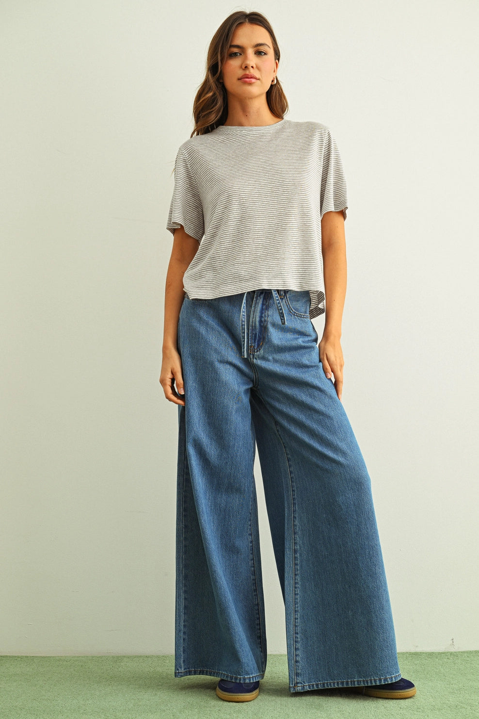 Striped Box Tee