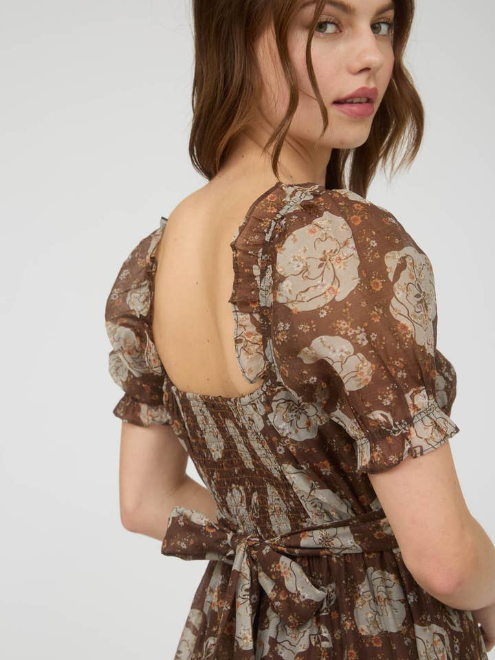 Floral Sweetheart Dress