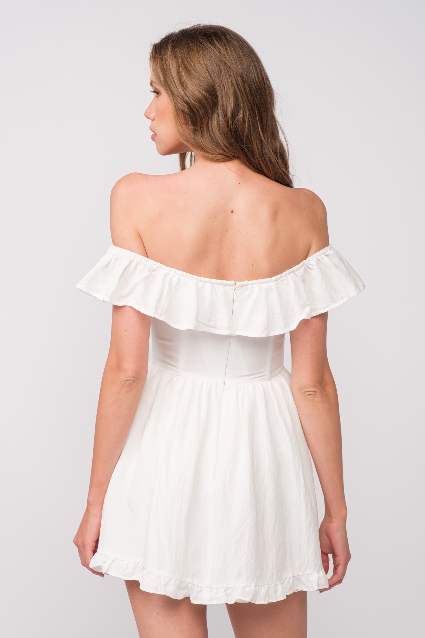 Off the Shoulder Mini Dress