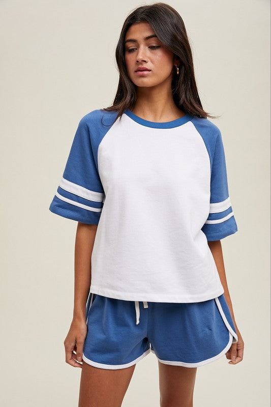 Vintage Jersey Top and Short Set