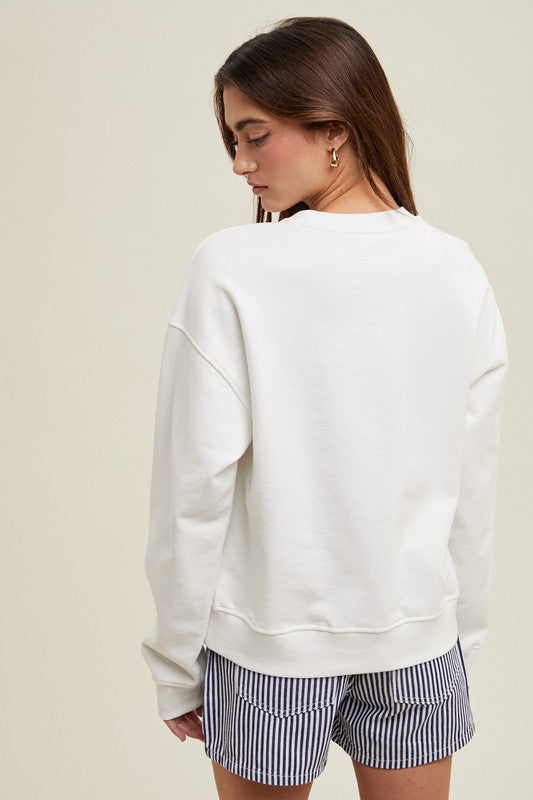Floral Flag Sweatshirt