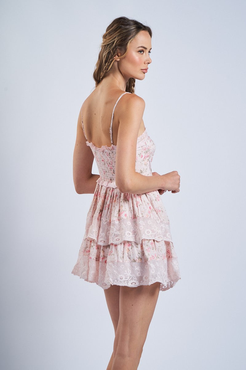 Blooming Floral Mini Dress