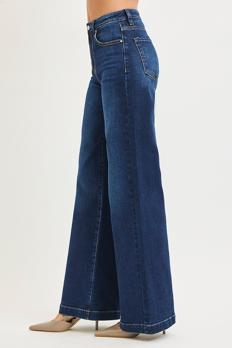 High Rise Wide Leg Jeans