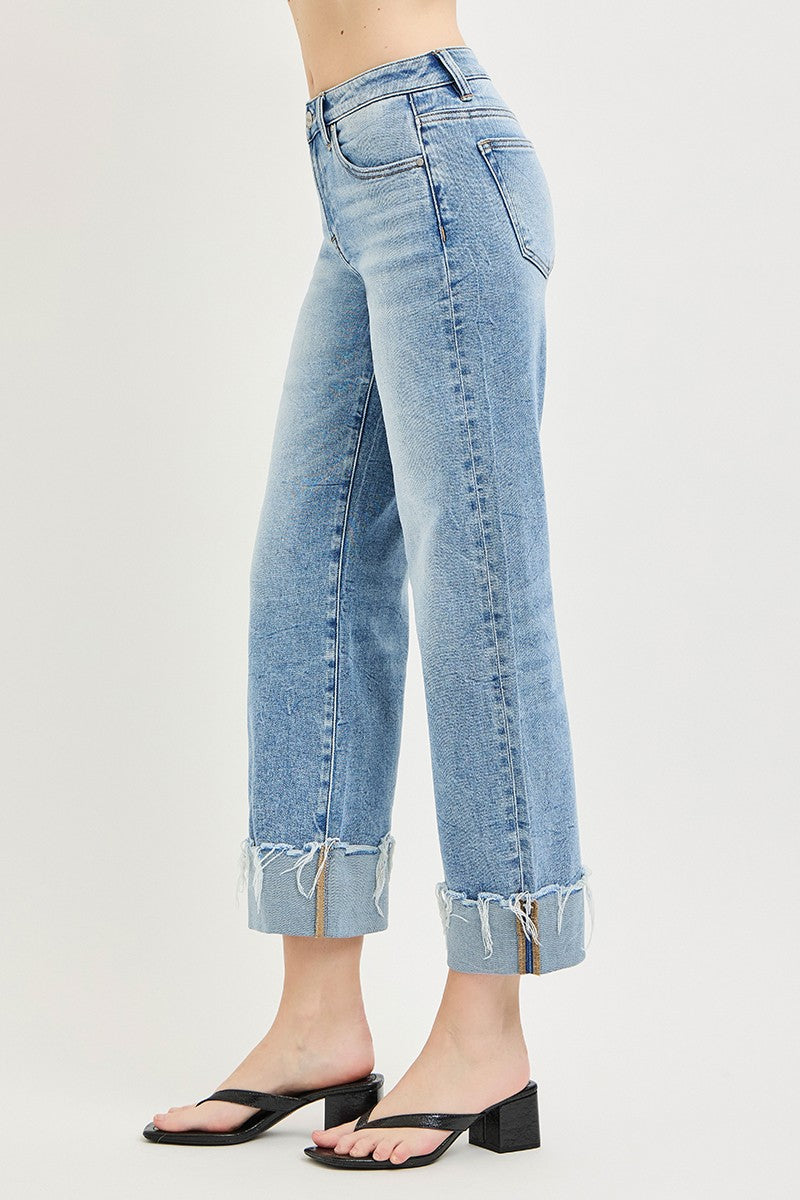 Crop High-Rise Boyfriend Jeans