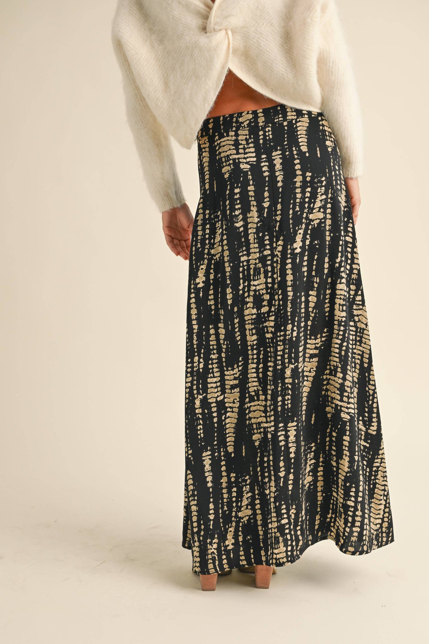 Pattern Maxi Skirt
