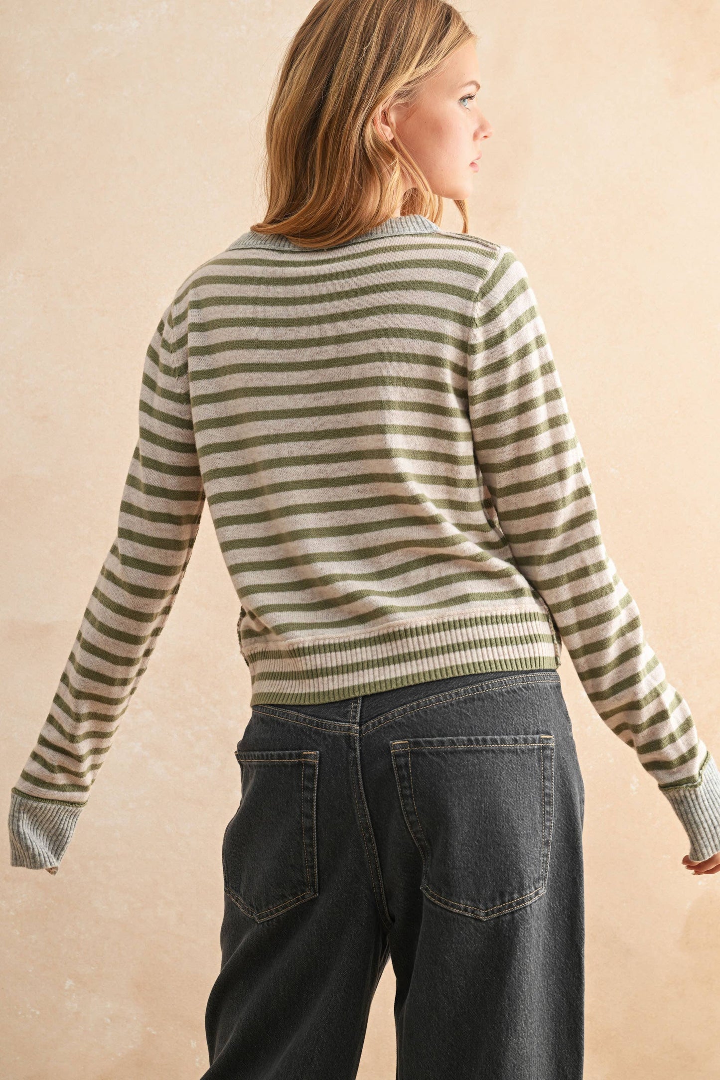 Thin Striped Cardi