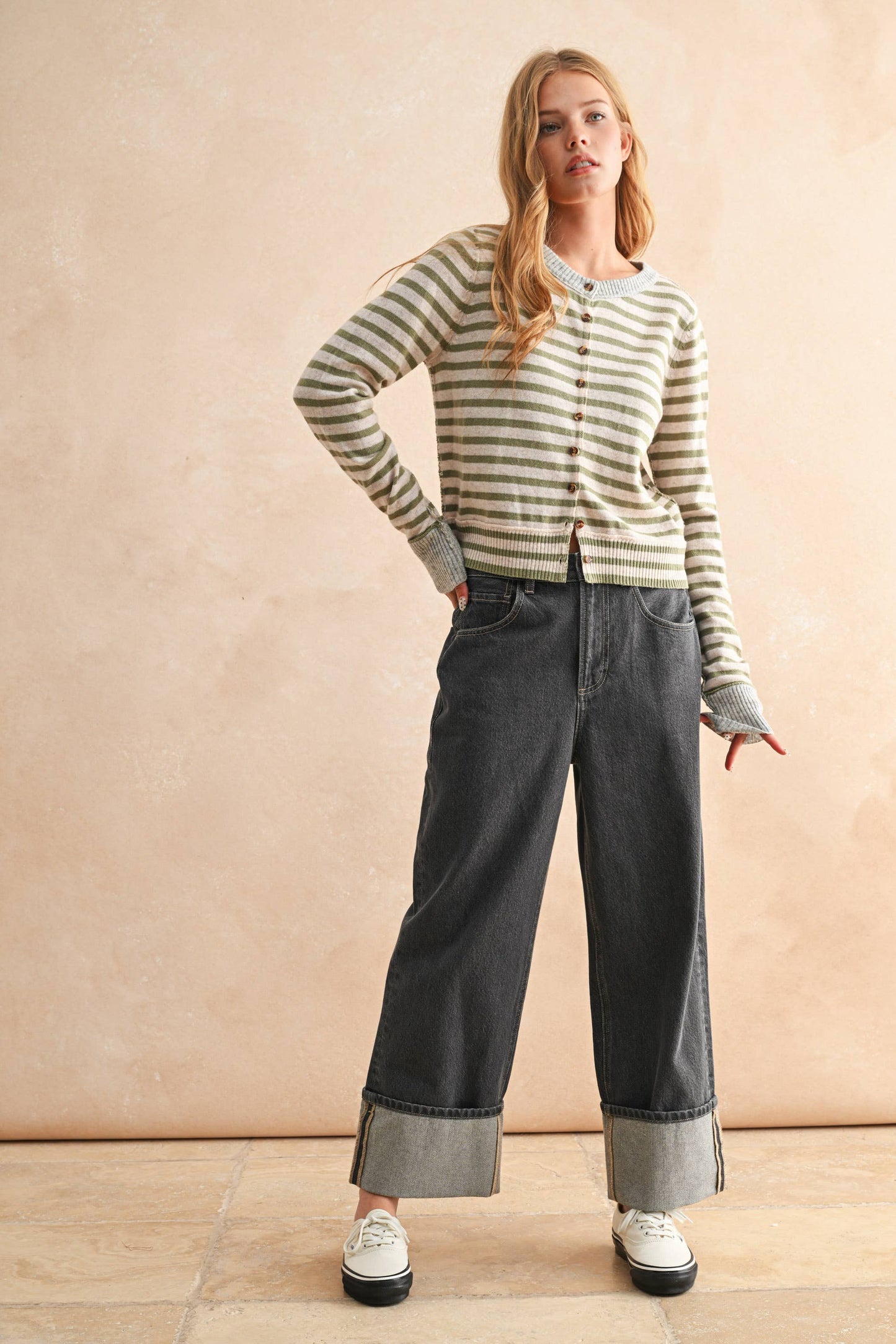 Thin Striped Cardi
