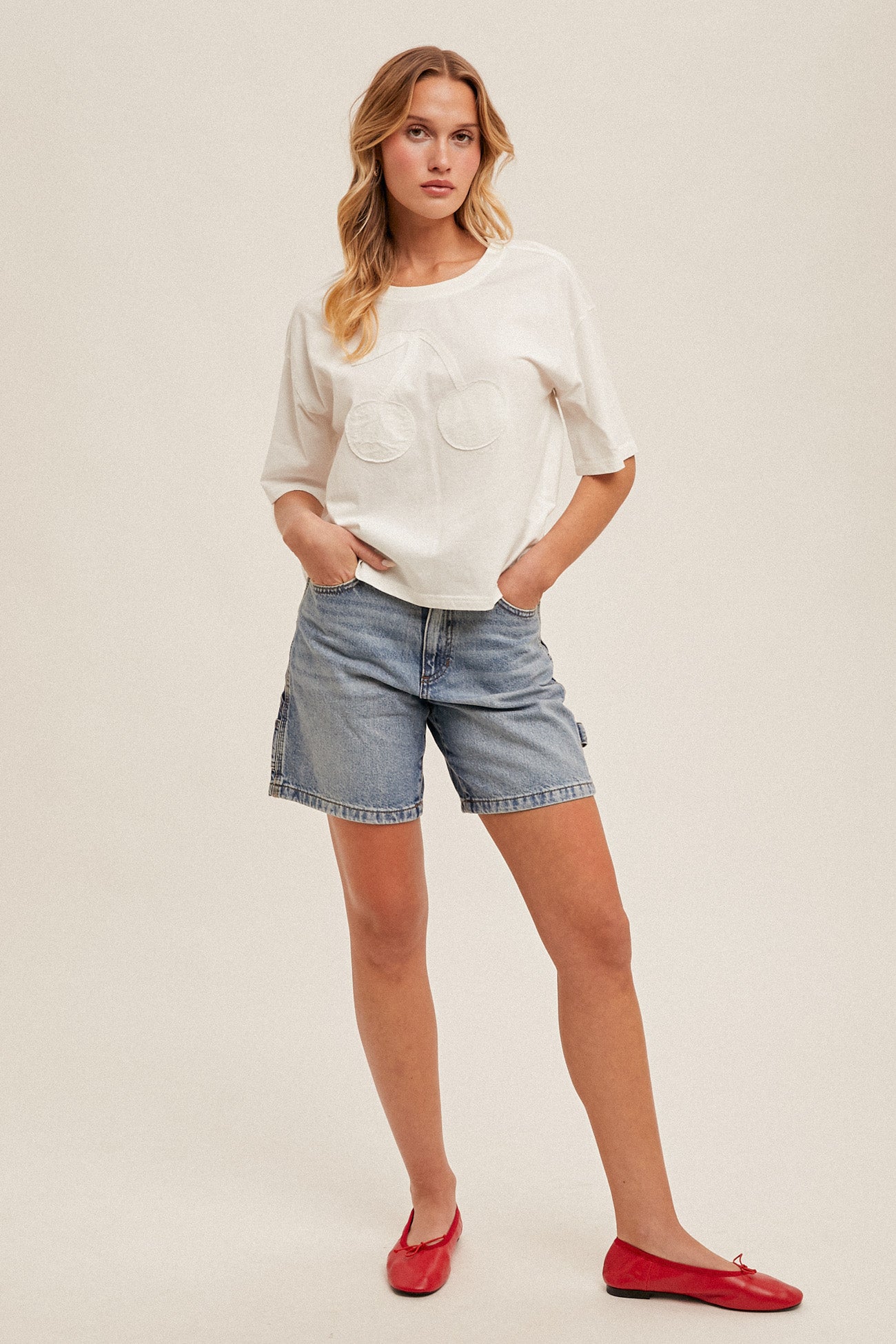Cherry Cotton Tee