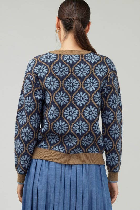 Flower Pullover Sweater