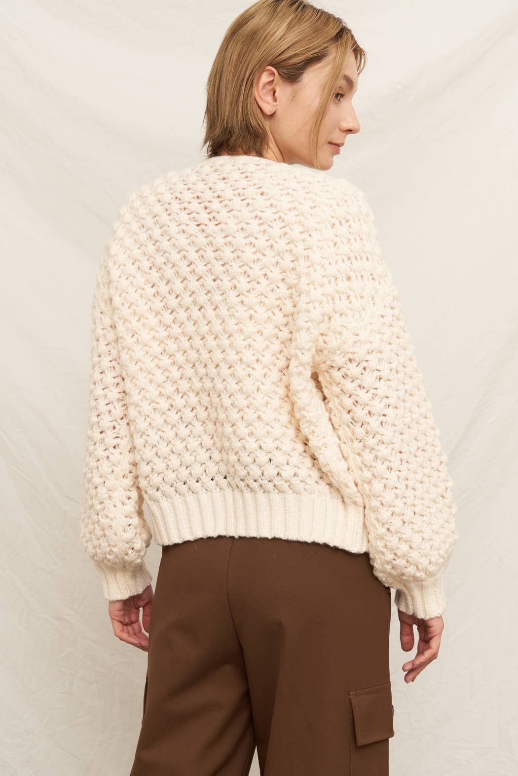Front Tie Cardigan