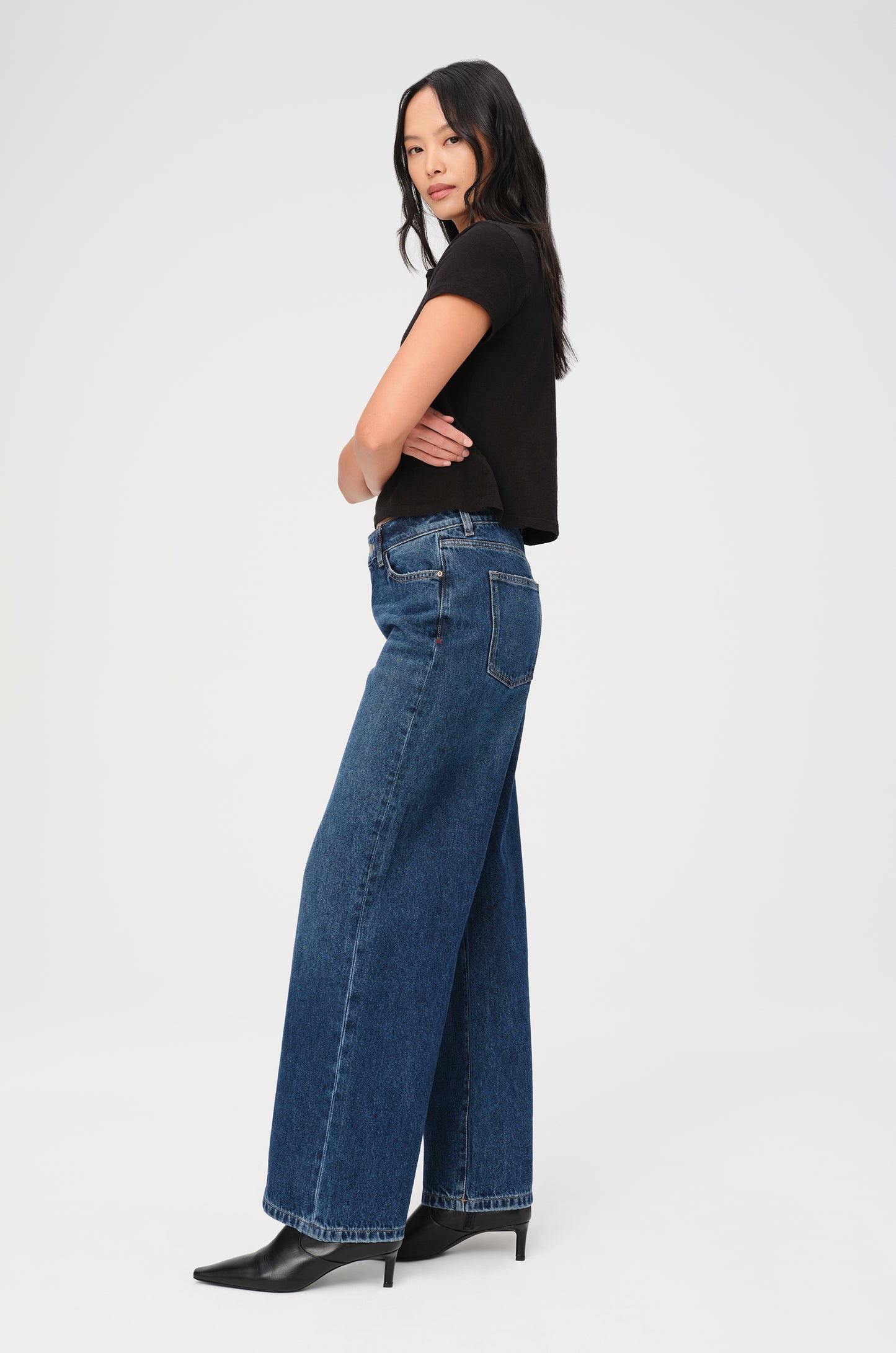 CJU Midrise Wide Leg Jean