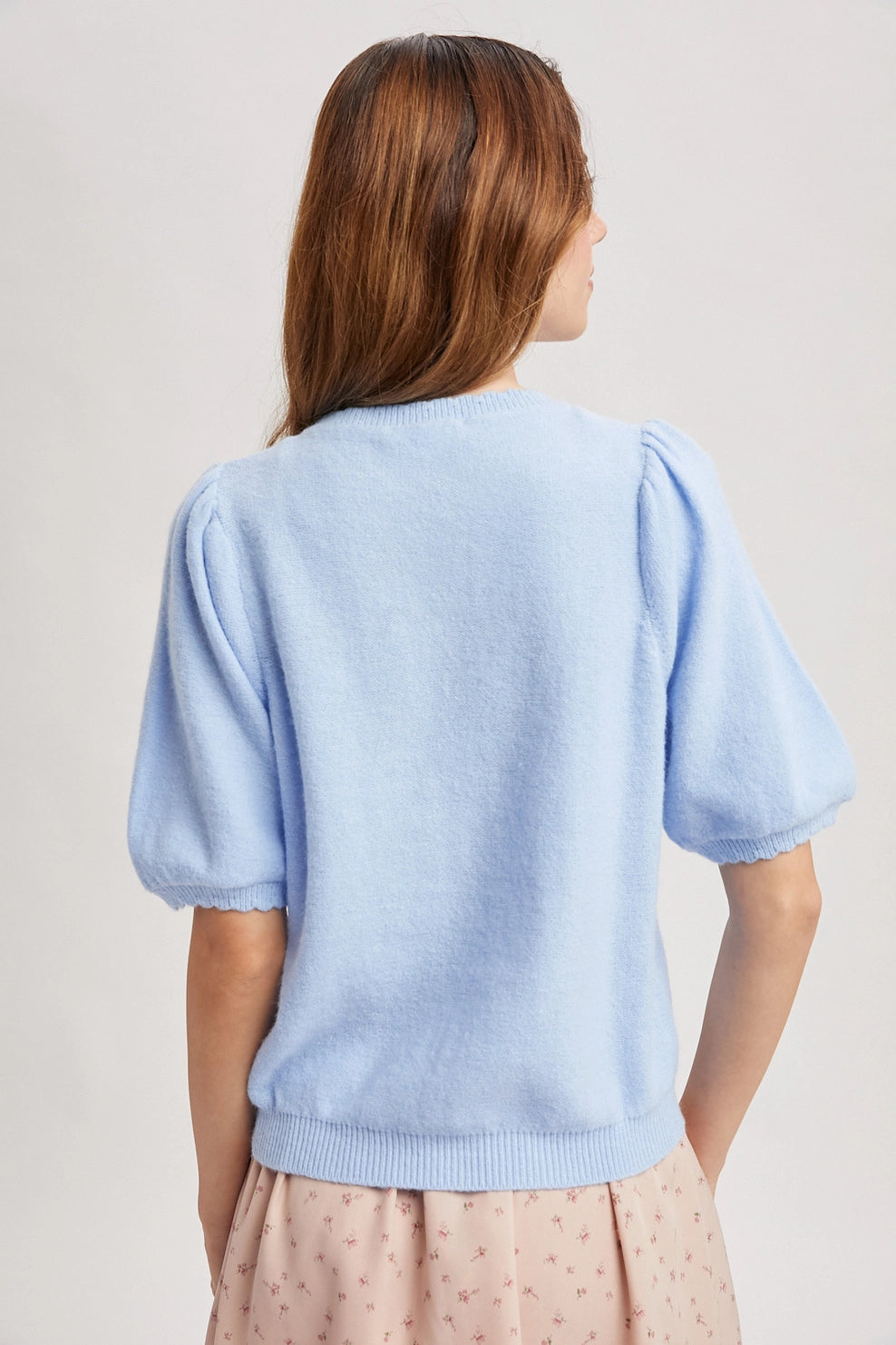Puff Sleeve Cardigan