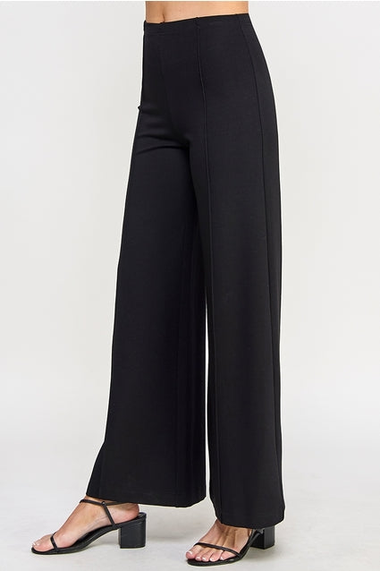 Wide Leg Ponte Pant