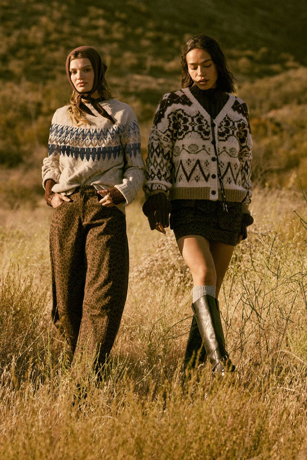 Fair Isle Raglan Sweater