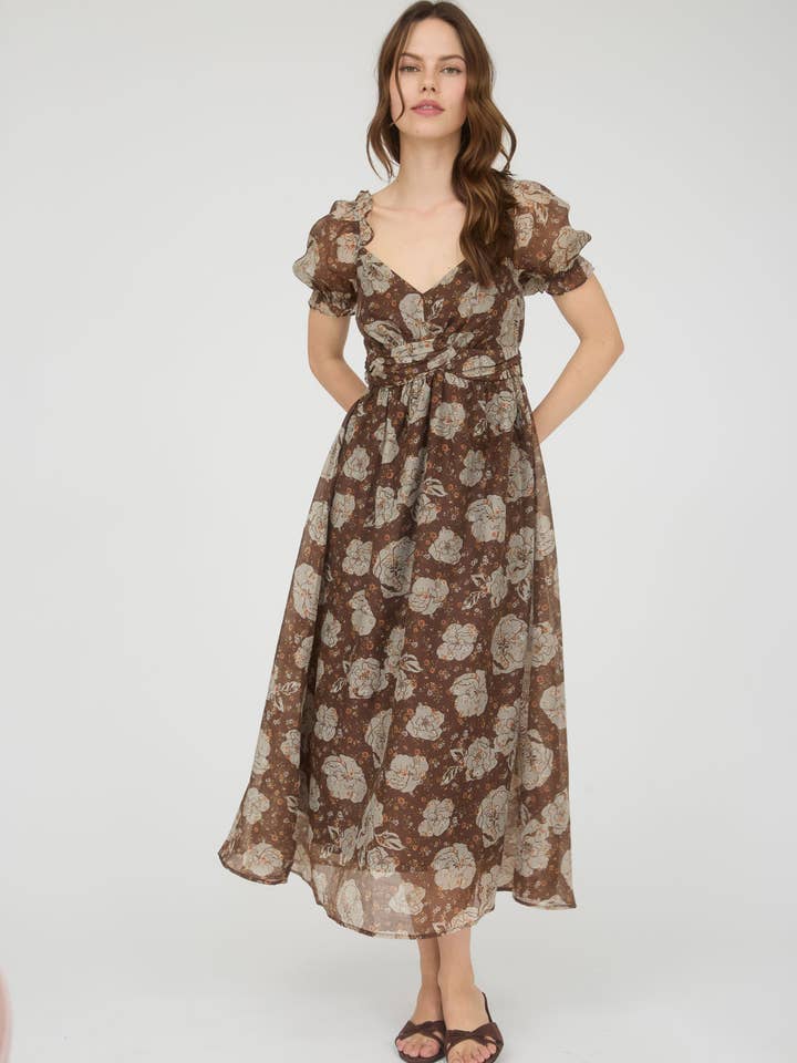 Floral Sweetheart Dress