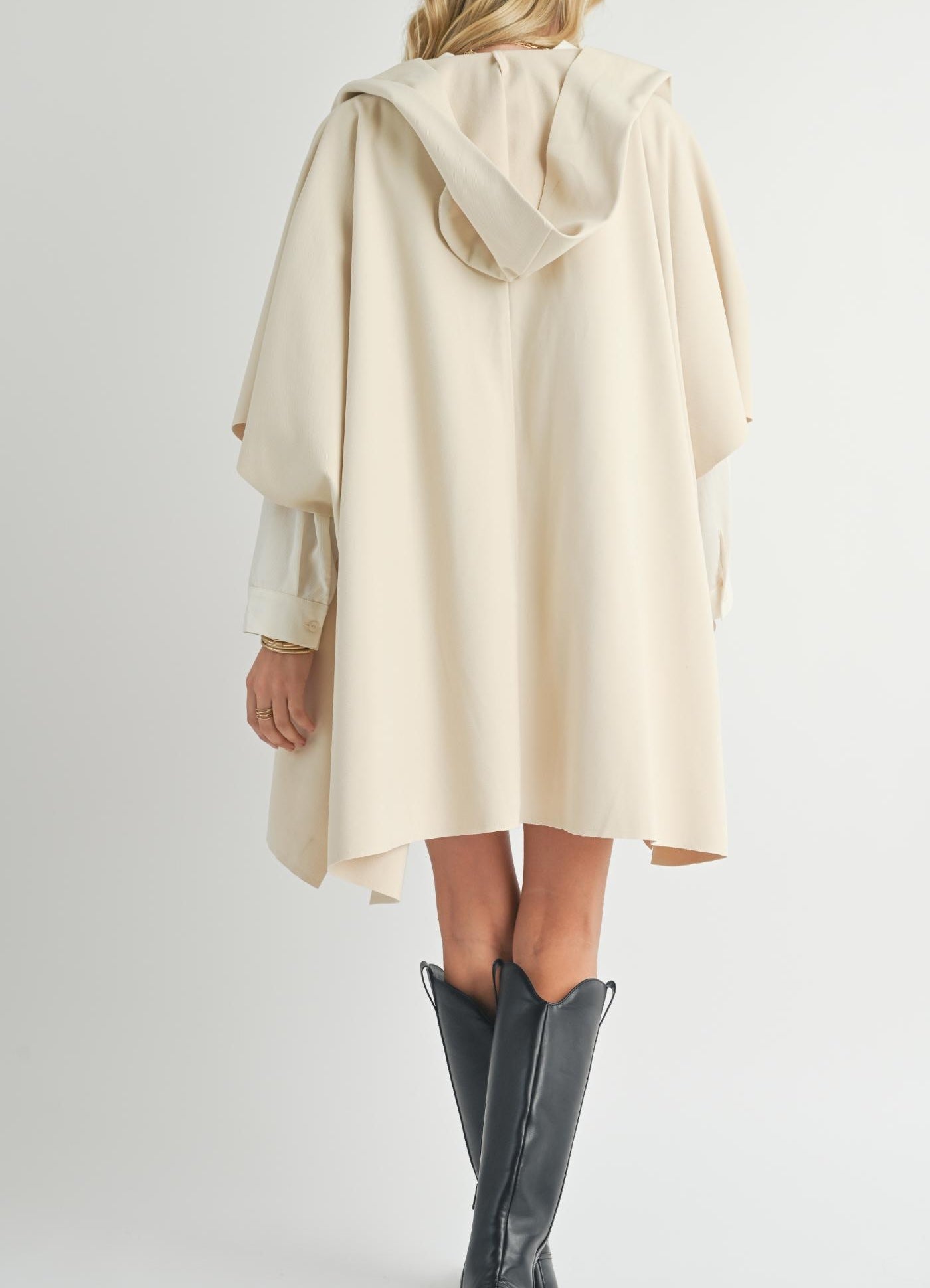 Lisha Belted Poncho