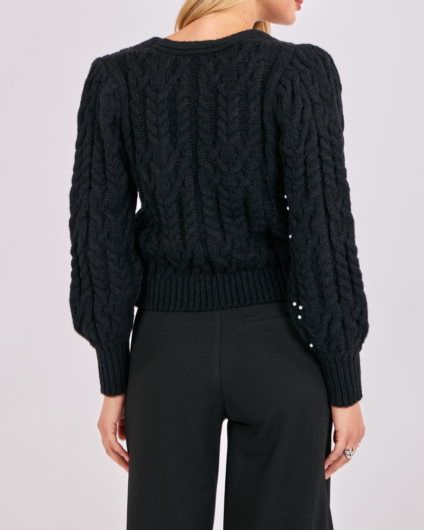 Pearl Embellished Cardi