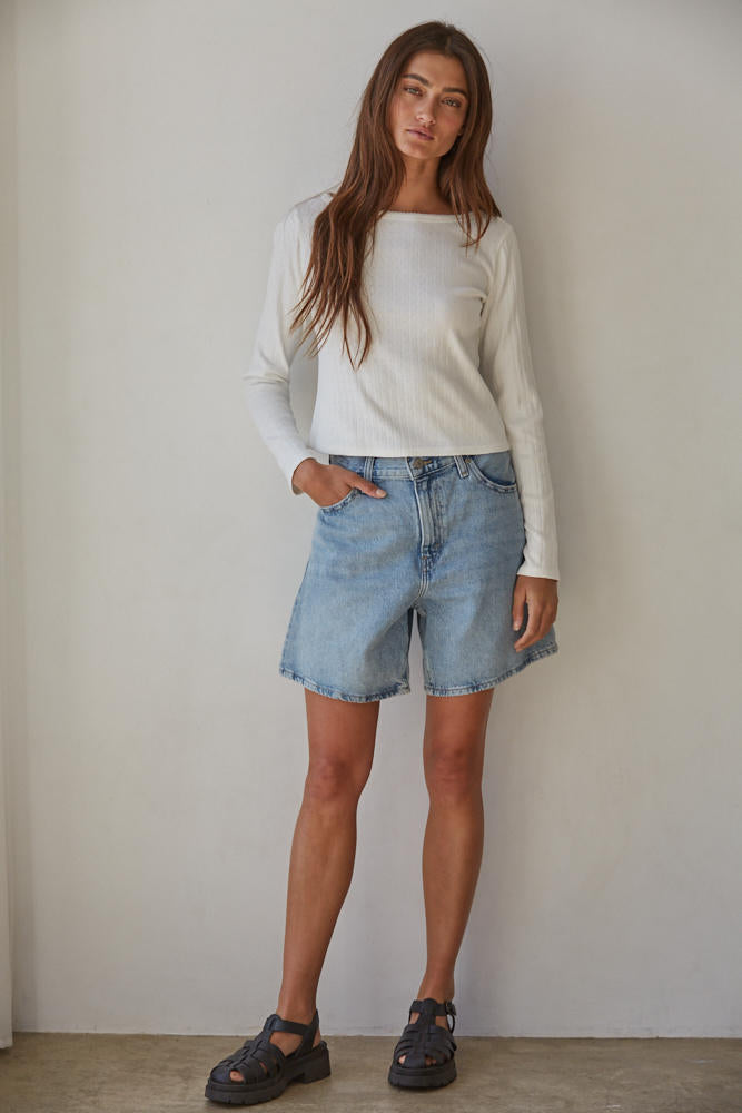 Pointelle Top