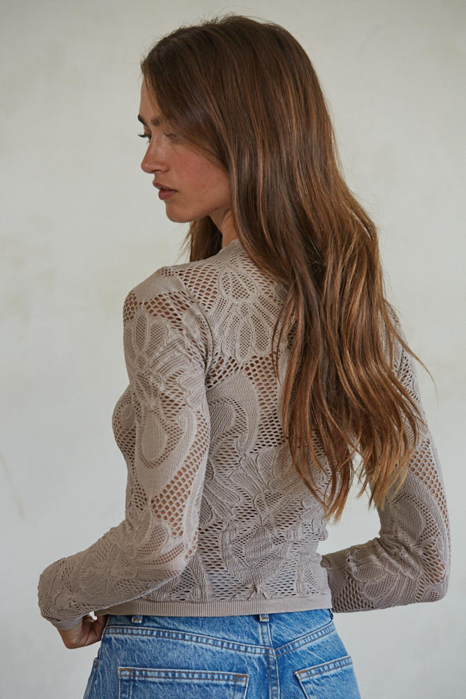 Fishnet Layering Top