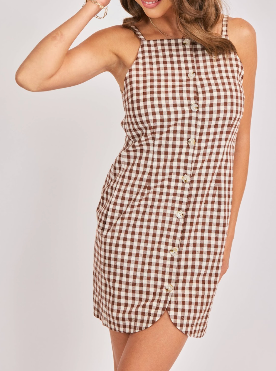 Mustang Gingham Dress