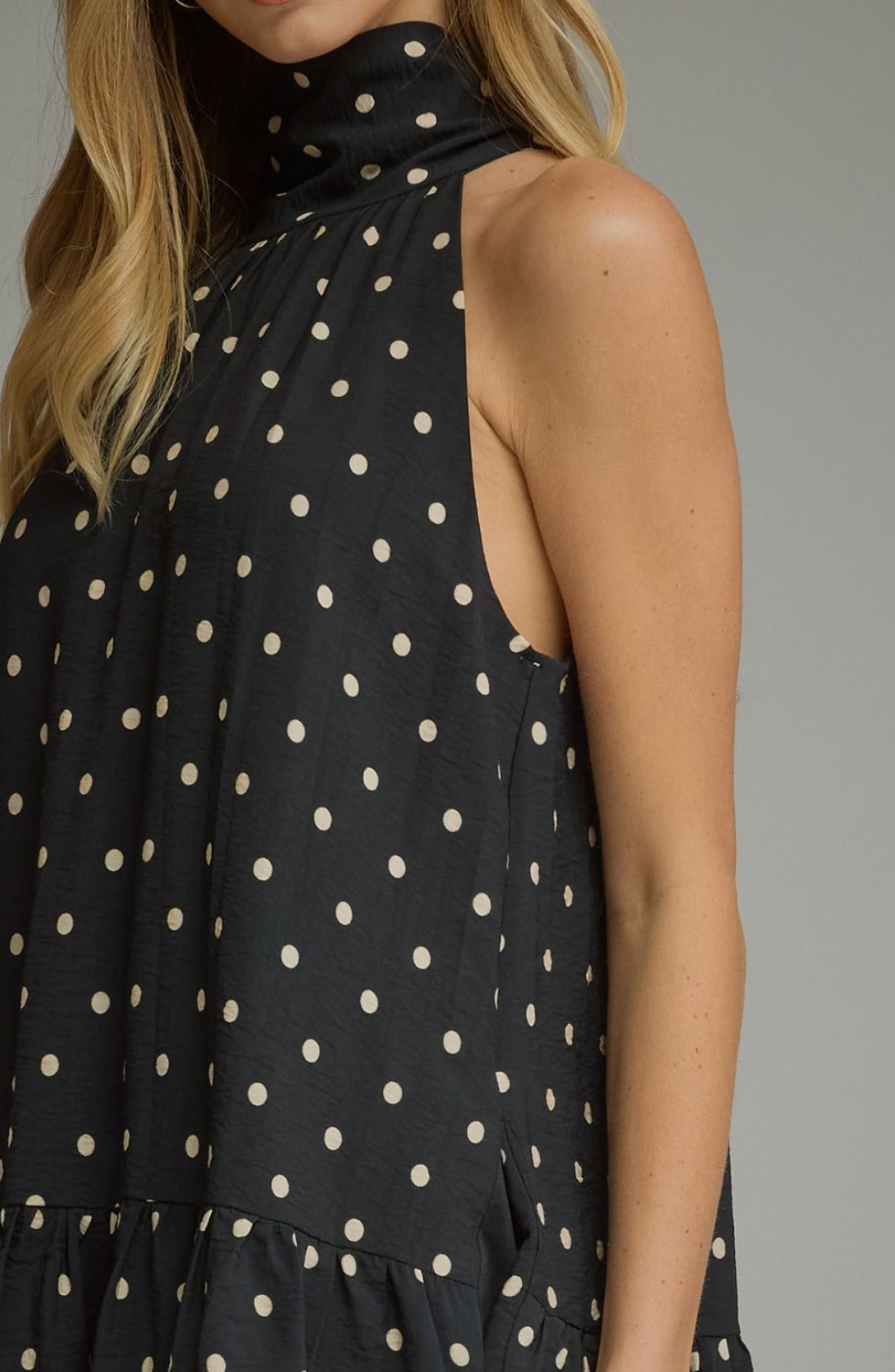 Polka Dot Mini Dress