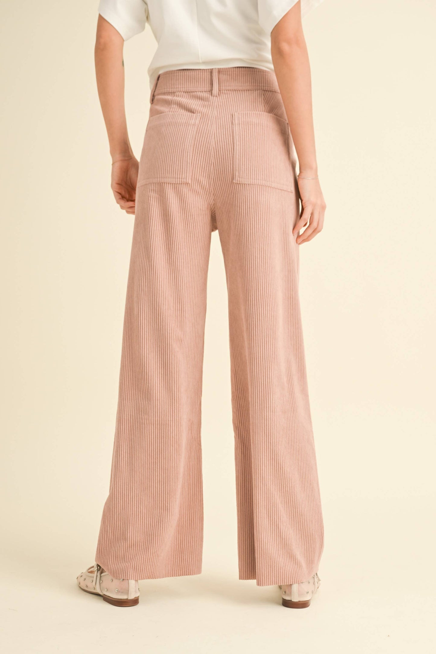 Corduroy Raw Edge Pants
