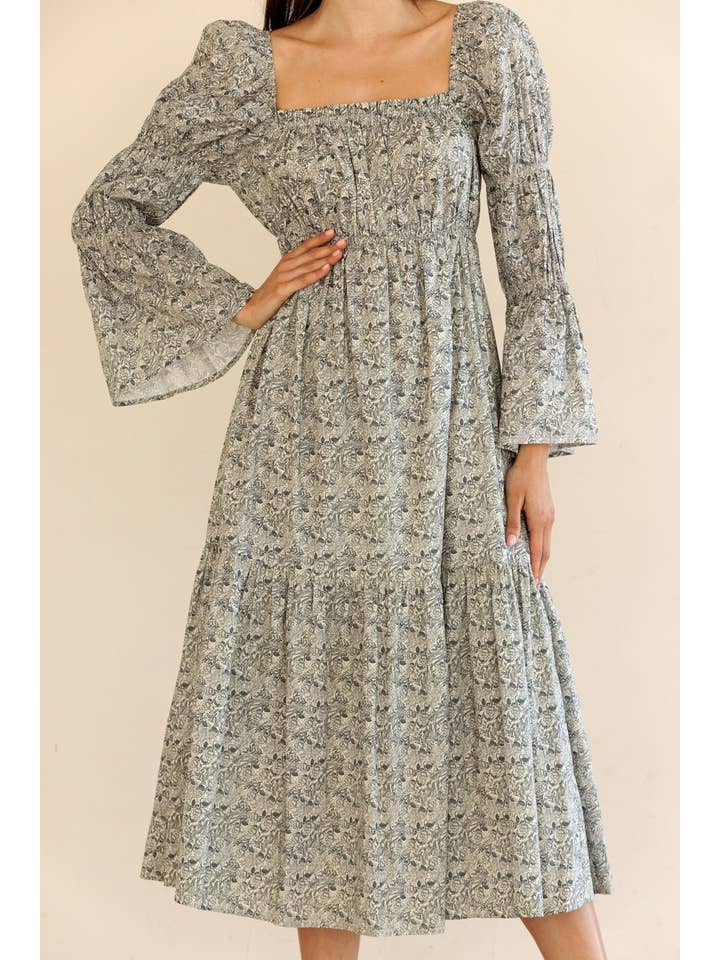 Floral Tiered Maxi