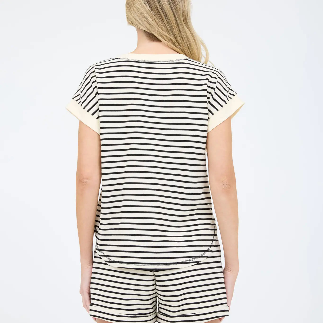Stripe Henley Top