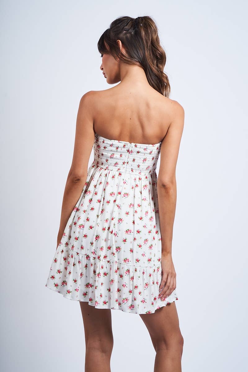 Front Tie Mini Dress