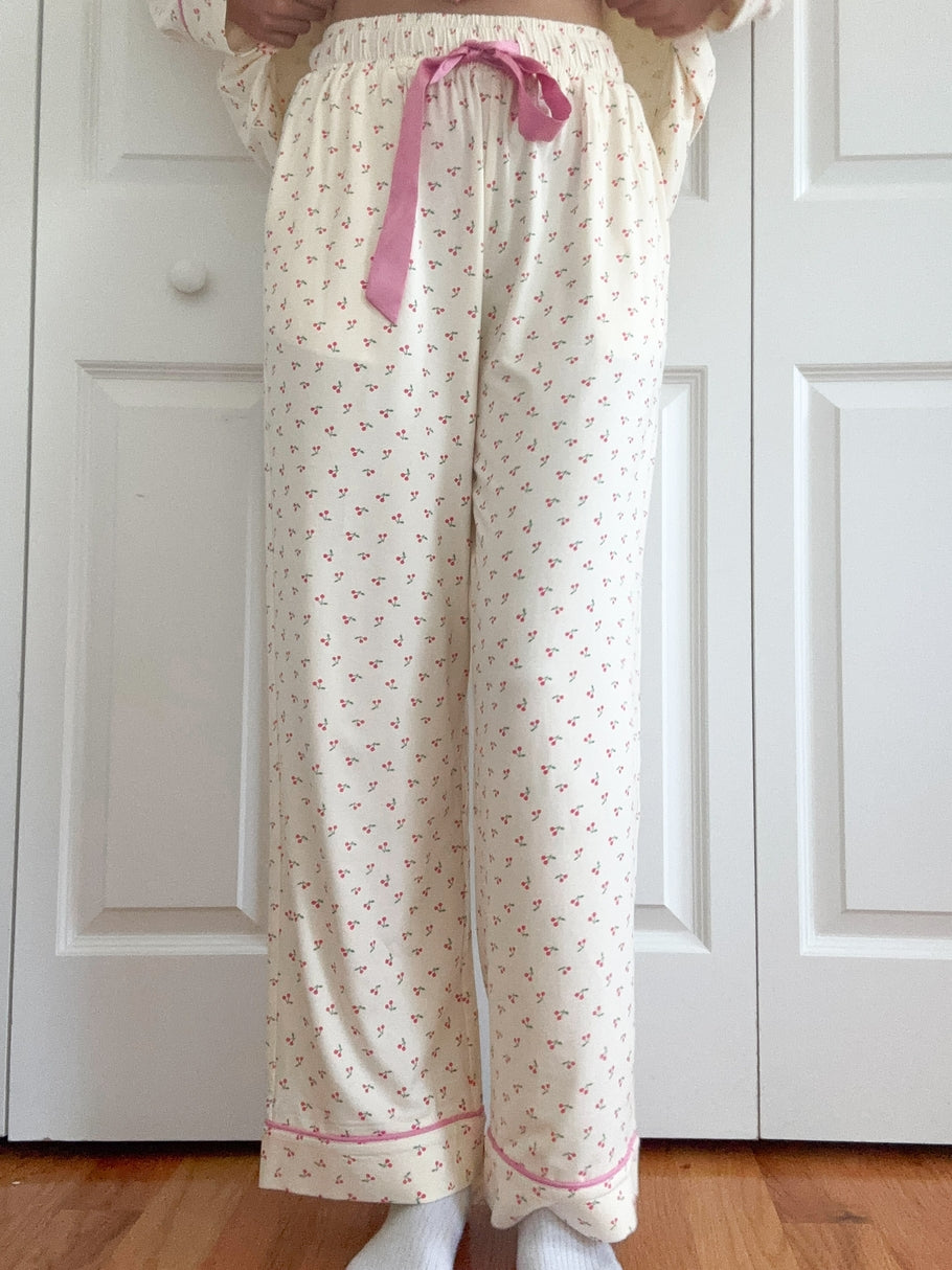 Cherries All Over PJ Pants