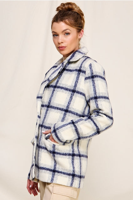 Cozy Plaid Coat