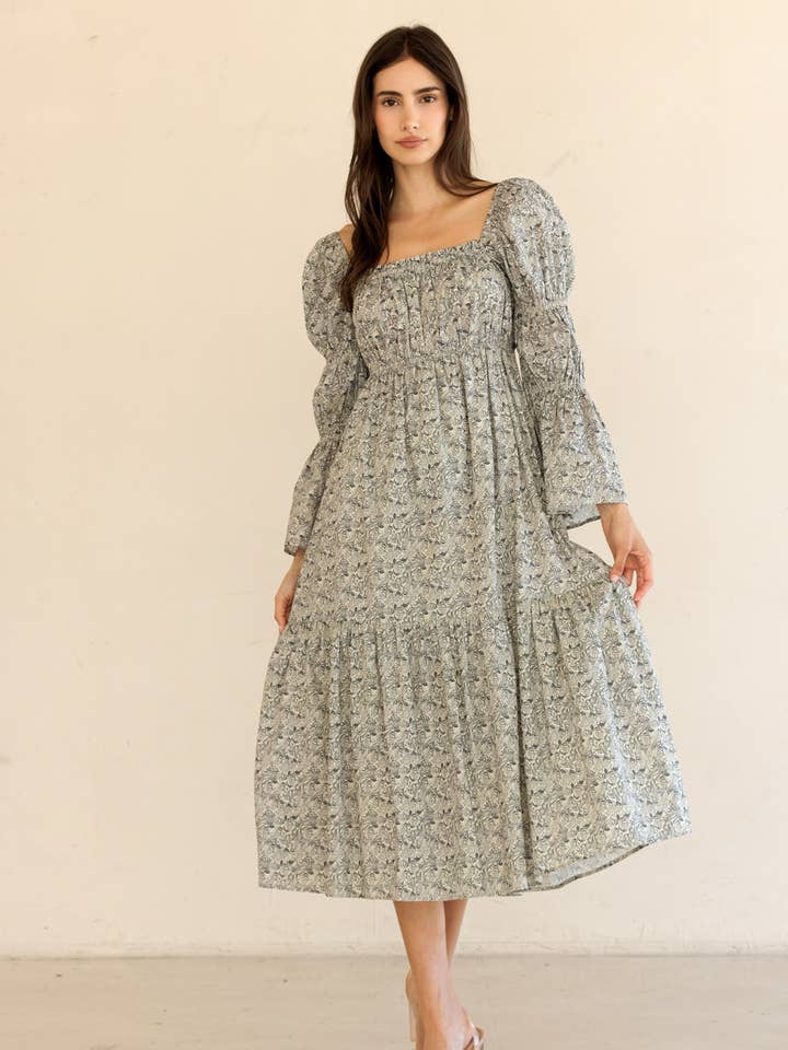Floral Tiered Maxi