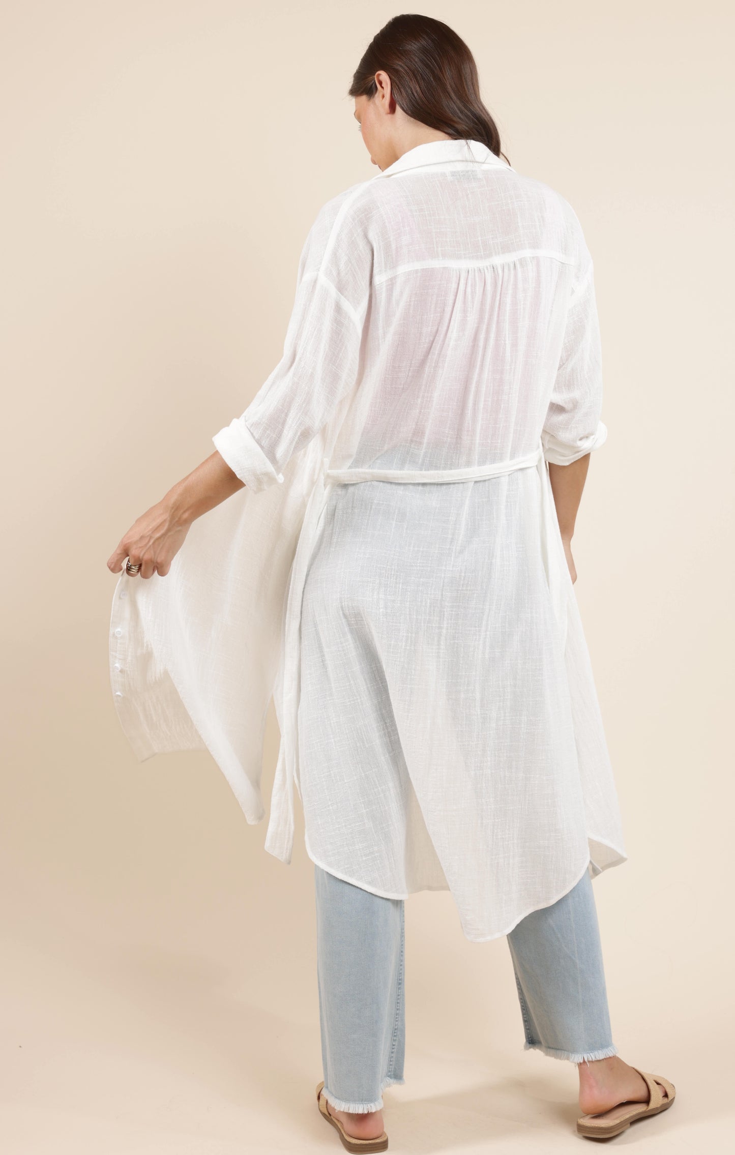 So Cal Duster Shirt Dress