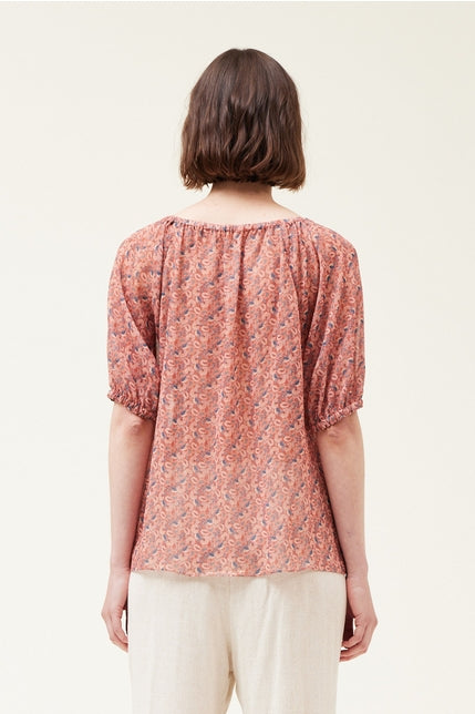 Half Sleeve Chiffon Blouse