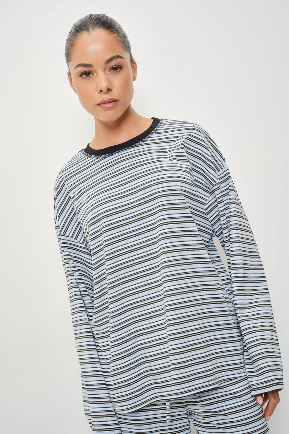 Rodney Striped Oversized Tee