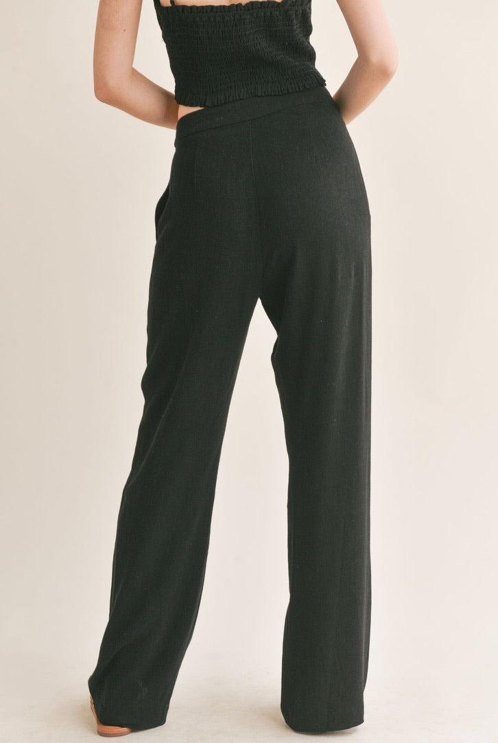 At Ease Pleated Trouser