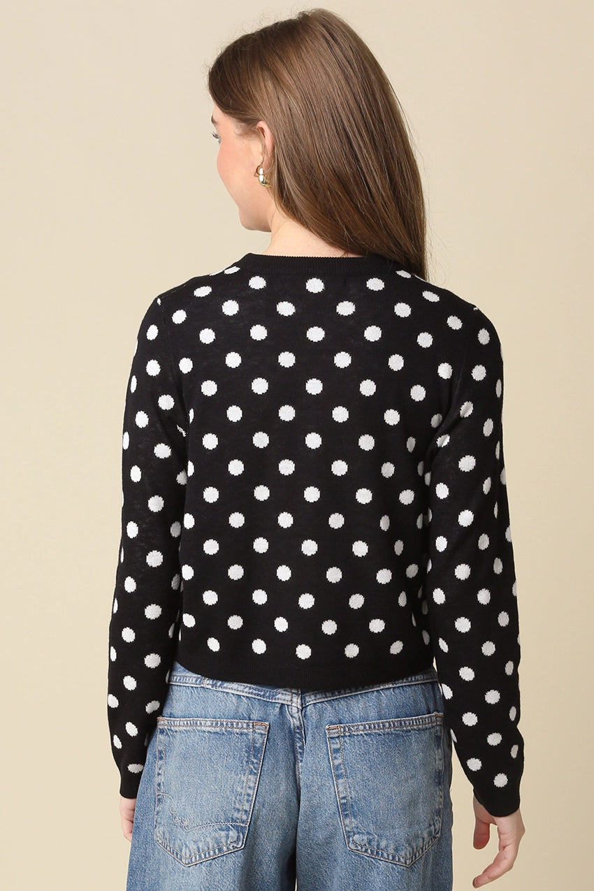 Callie Polka Dot Cardigan