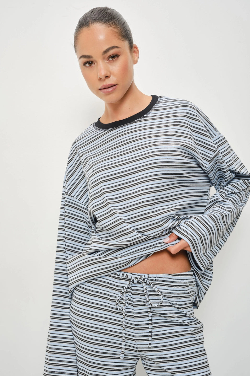 Rodney Striped Oversized Tee