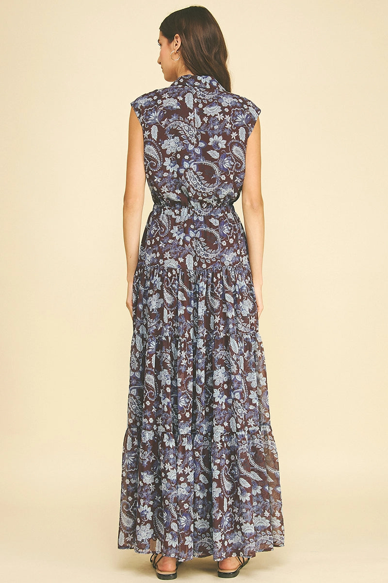 Floral Paisley Maxi Dress