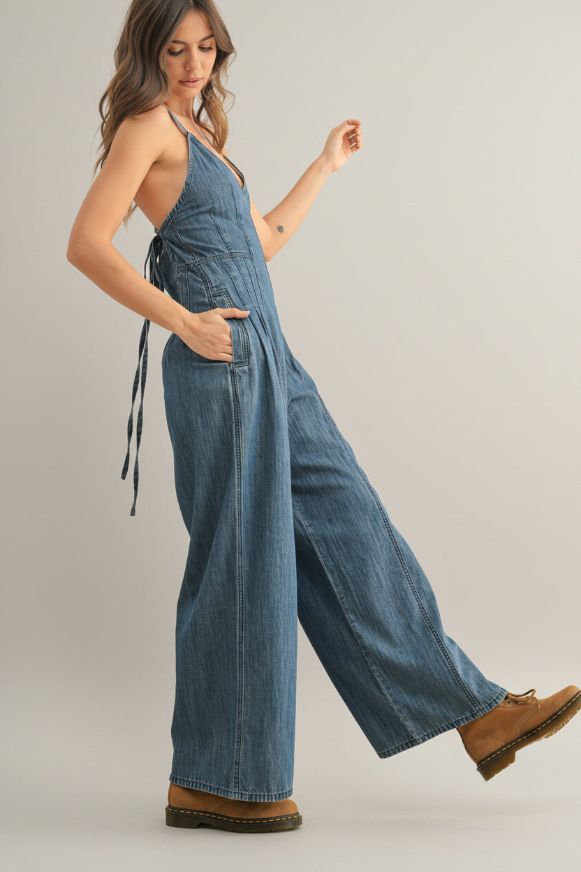 Chambray Jumpsuit