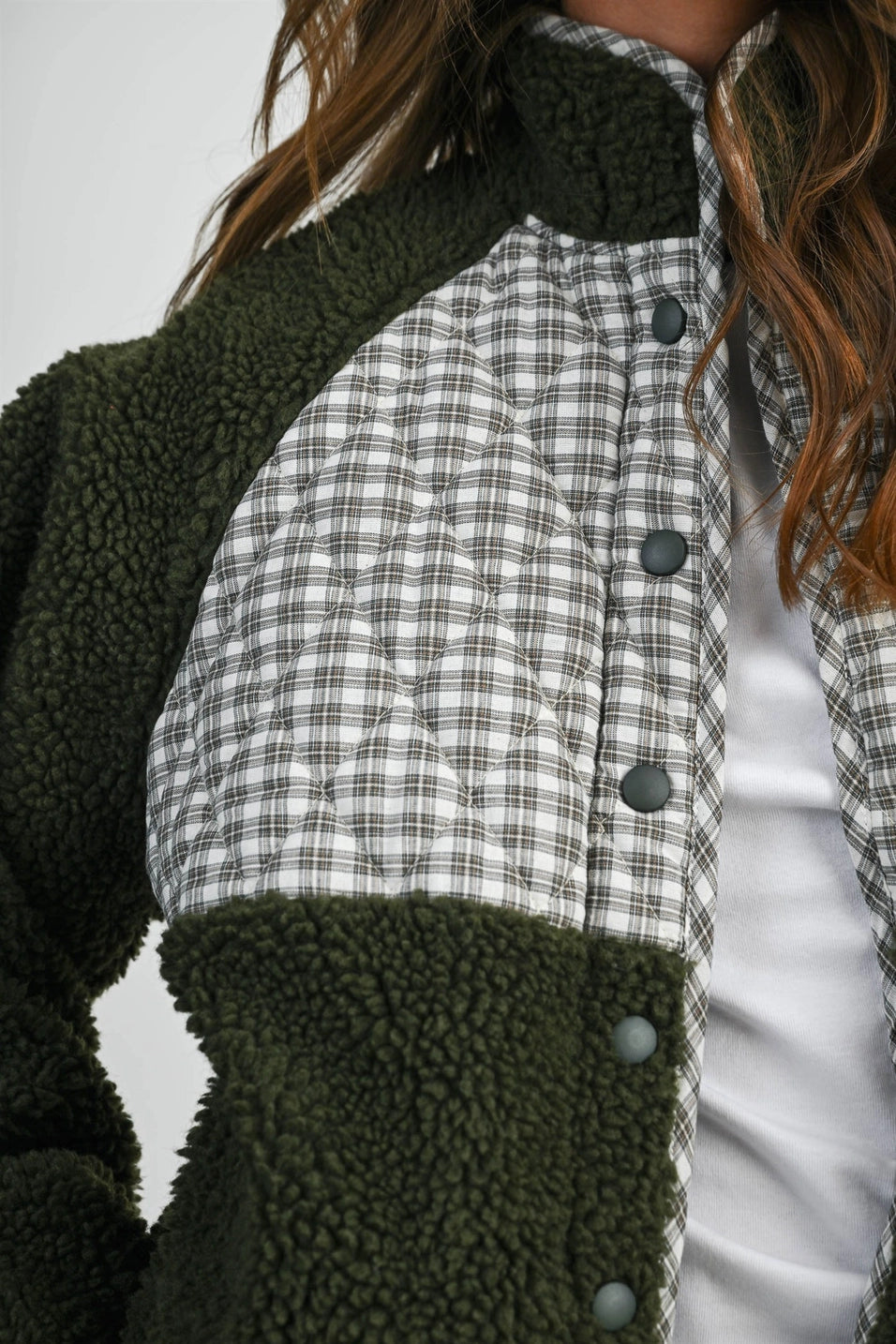 Plaid & Sherpa Jacket