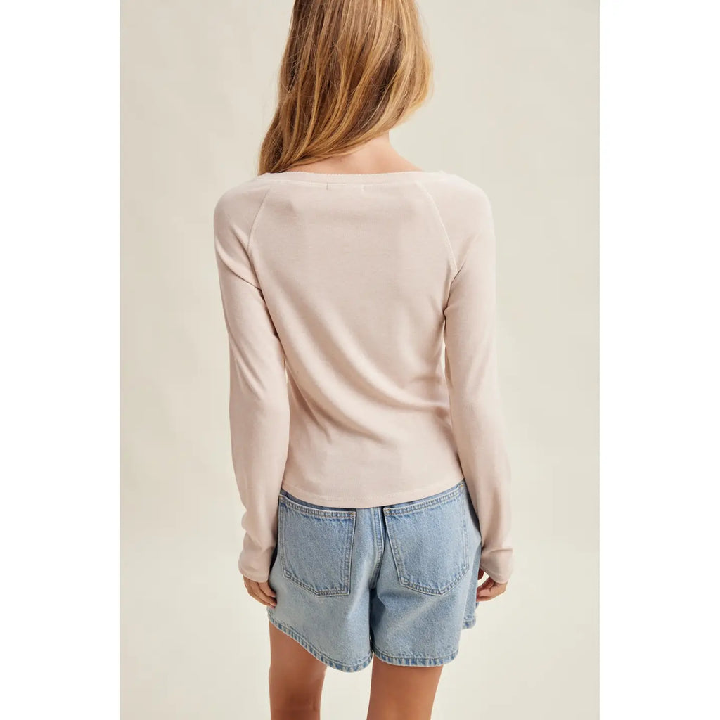 Crochet Edge Henley