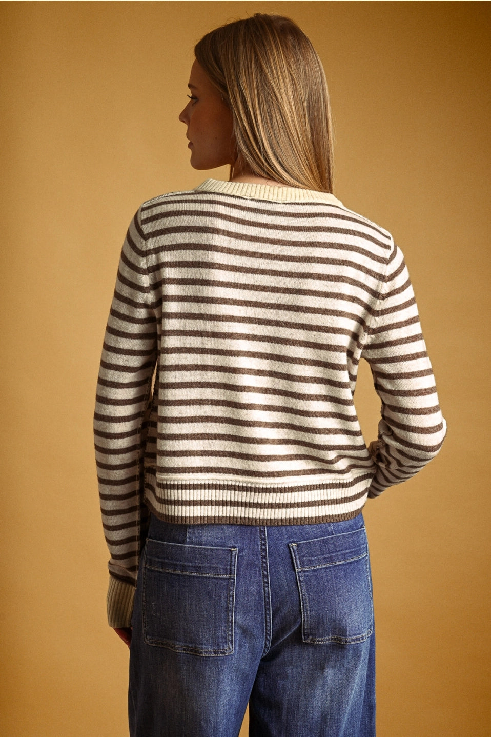 Thin Striped Cardi