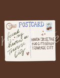 Postcard Sticker