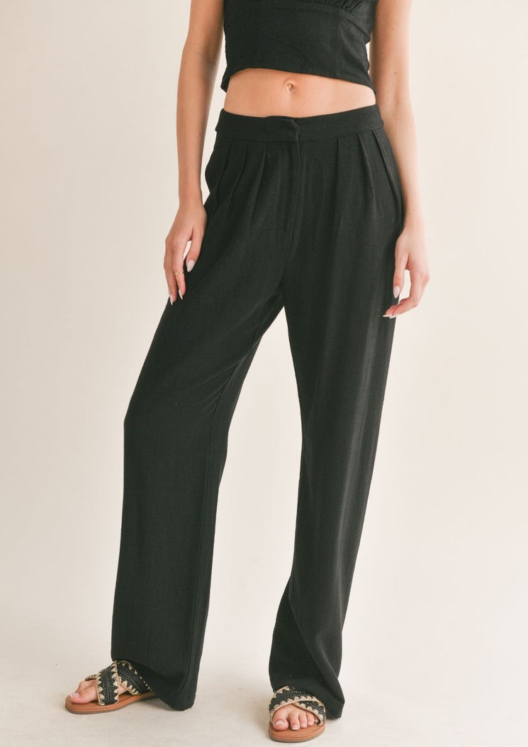 At Ease Pleated Trouser