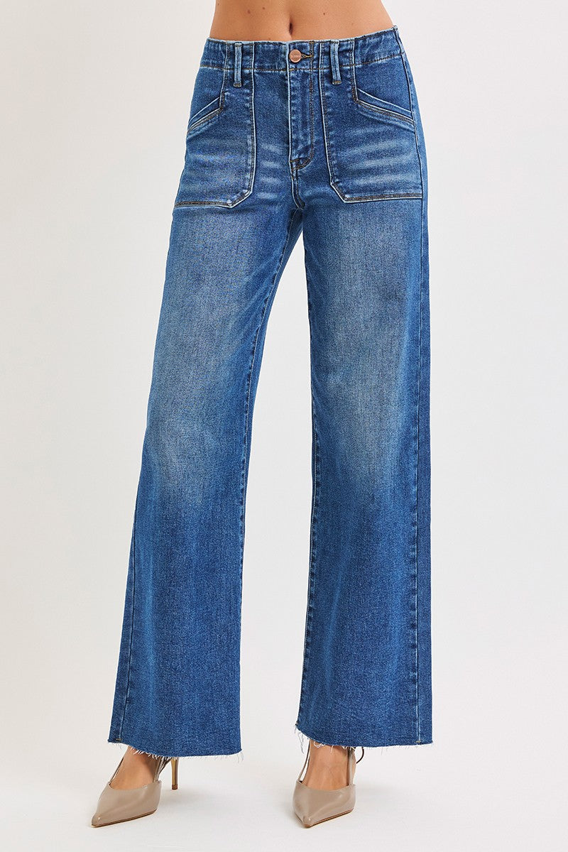 Slouchy Wide Leg Jeans