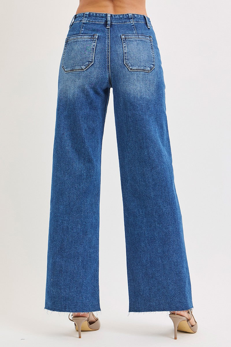 Slouchy Wide Leg Jeans
