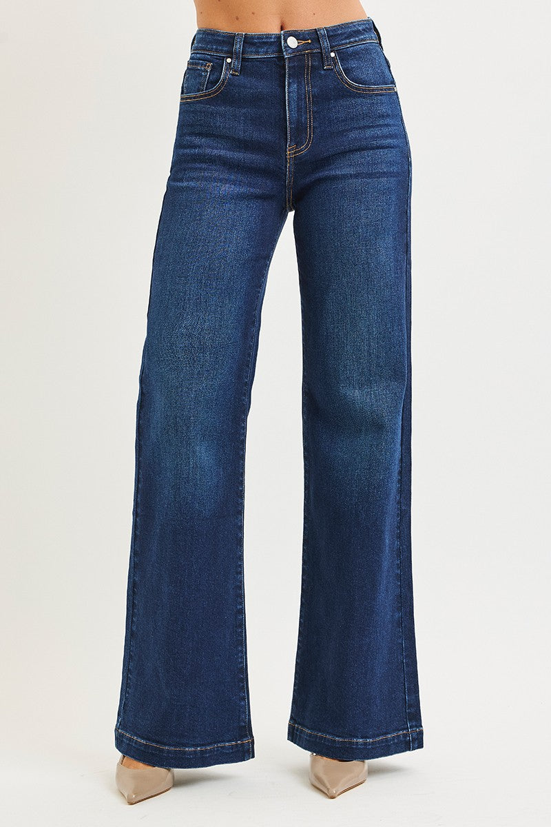 High Rise Wide Leg Jeans