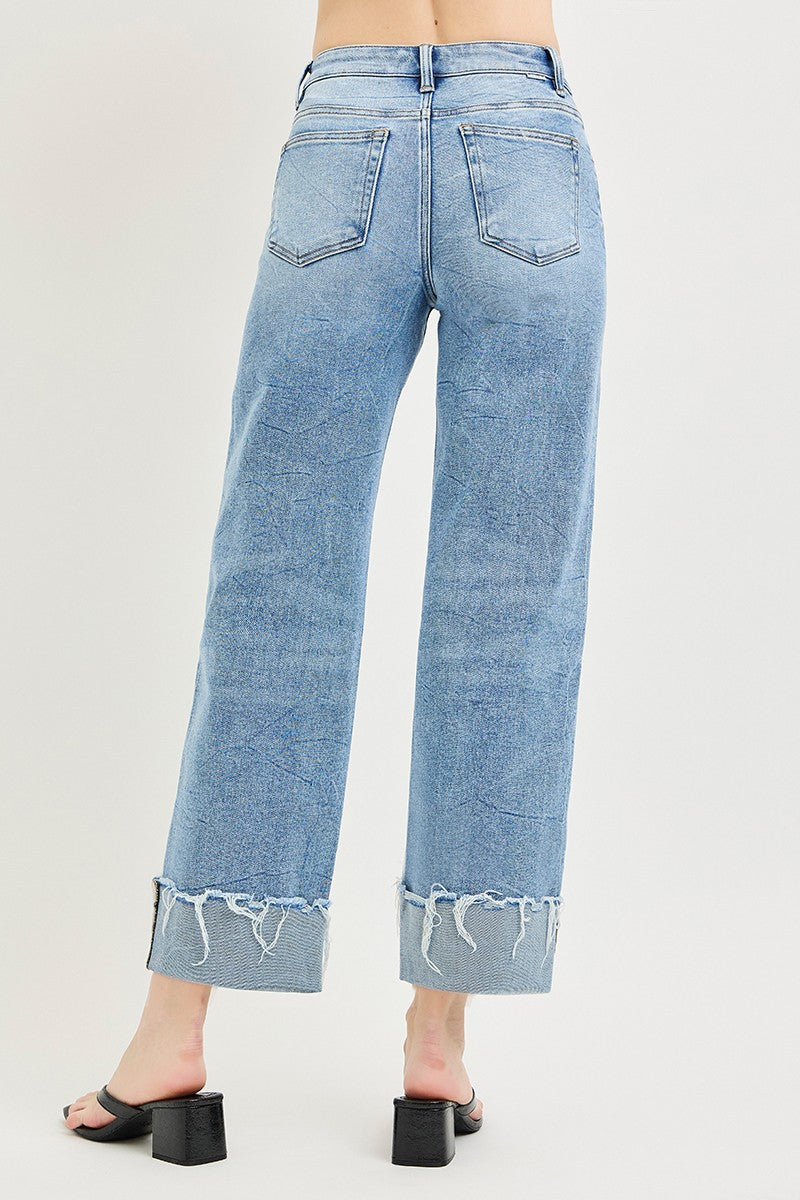 Crop High-Rise Boyfriend Jeans