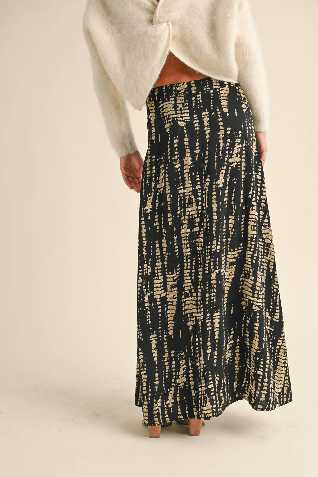 Pattern Maxi Skirt